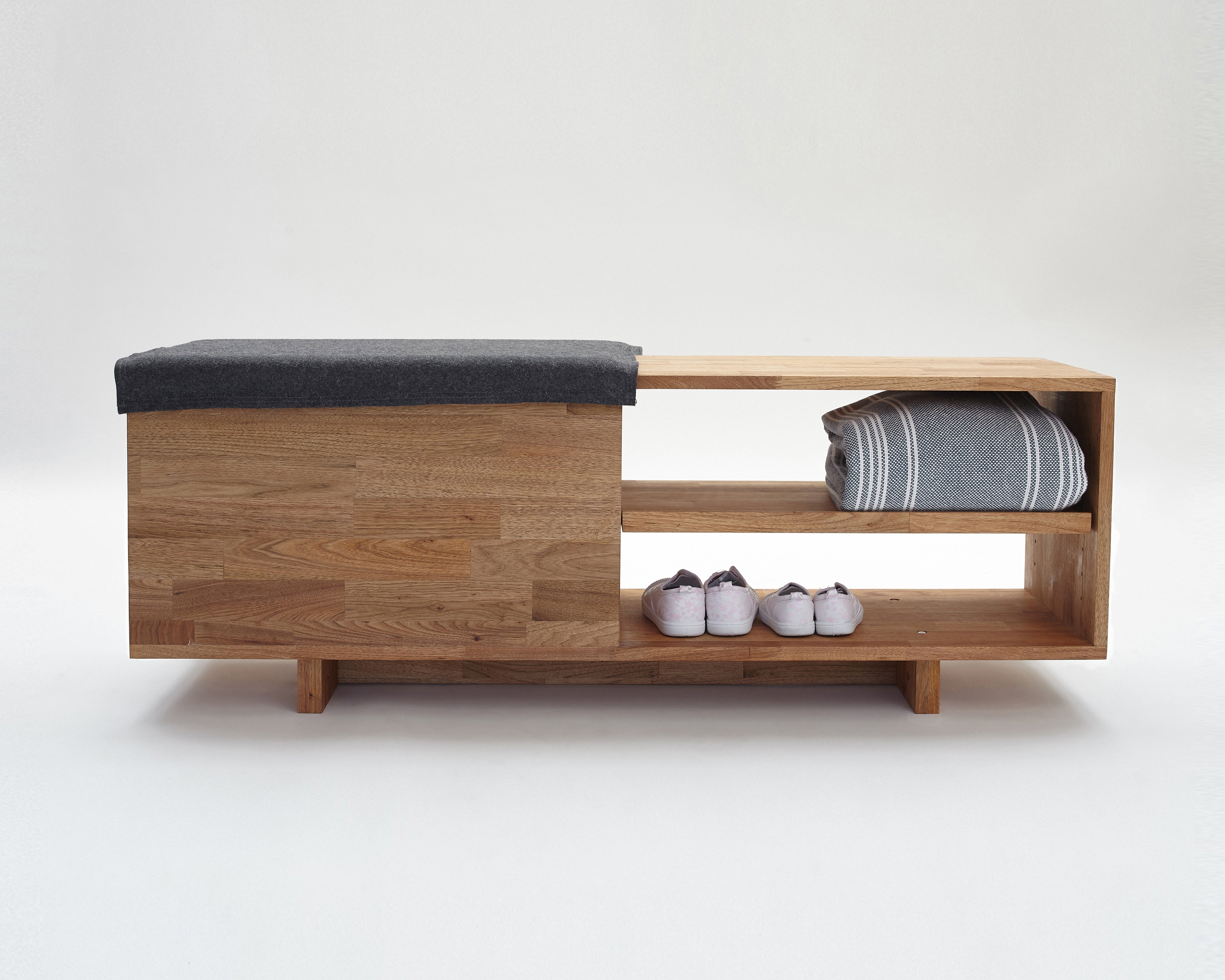 Storage Bench- English Walnut