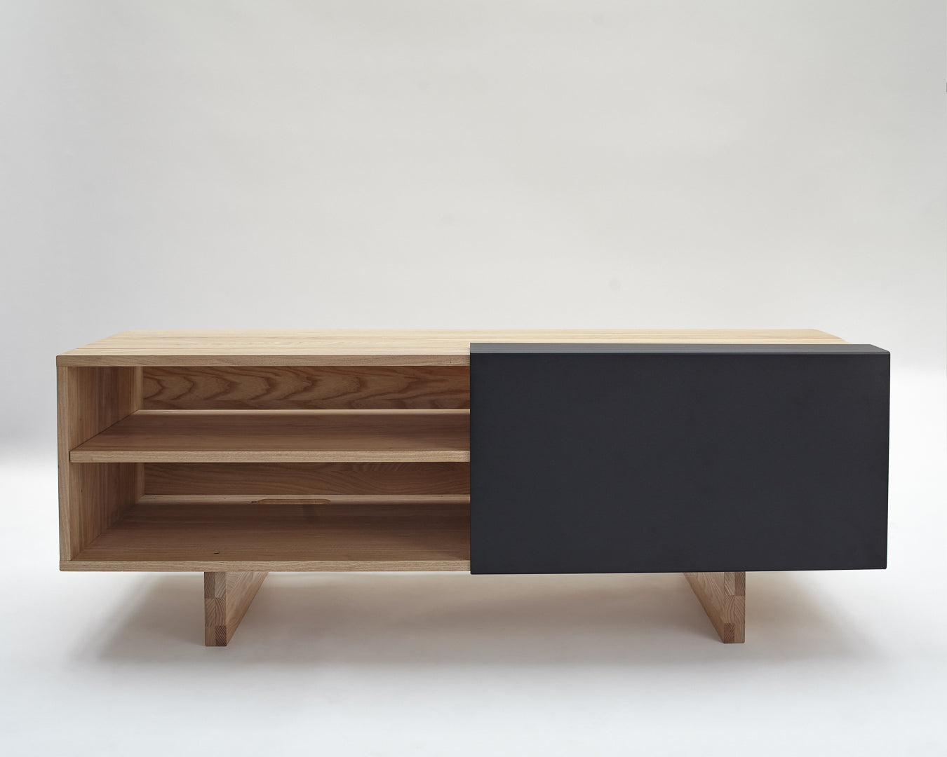 ENT Shelf- Ash, Matte Black Panel