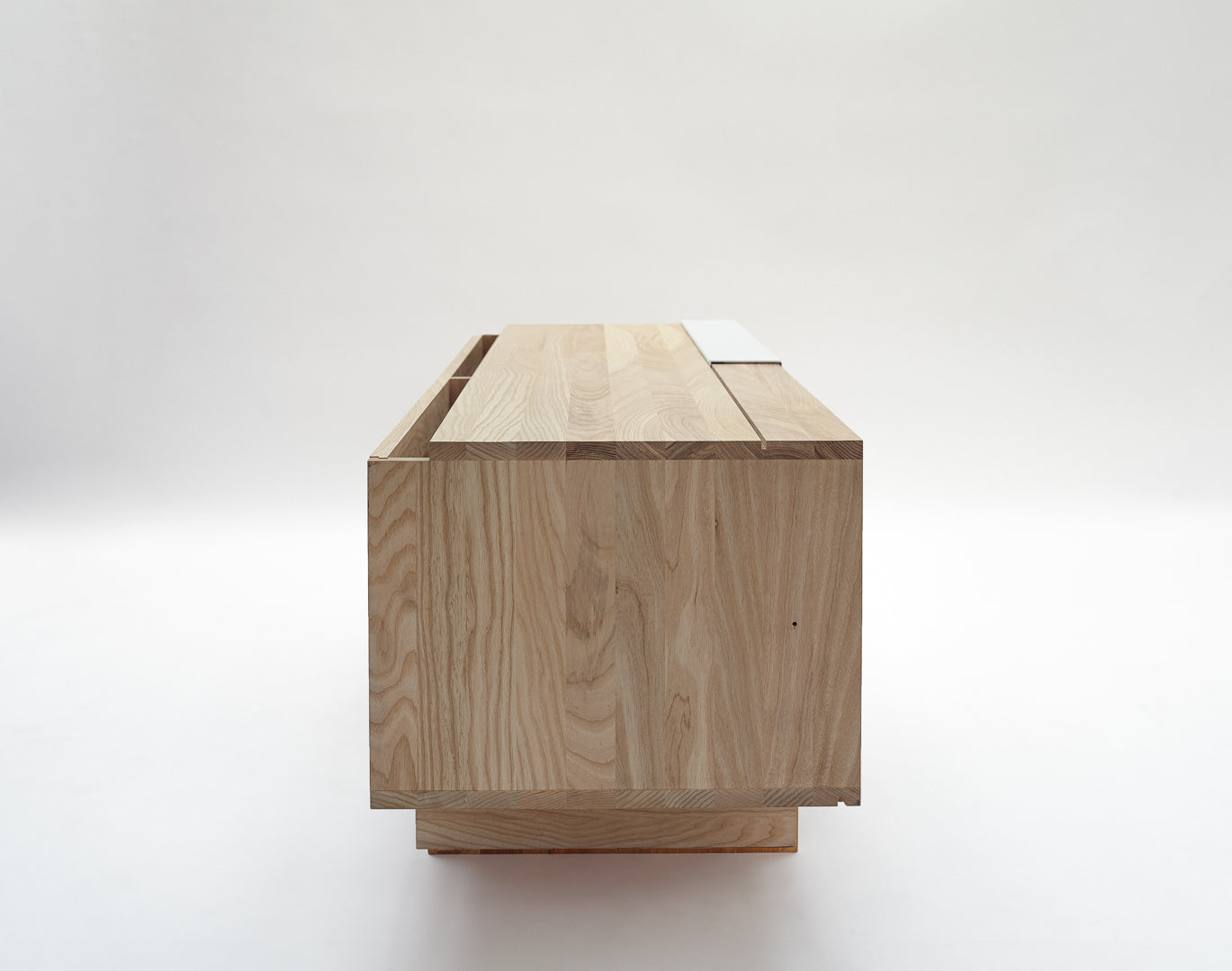 ENT Shelf- Ash, White Panel