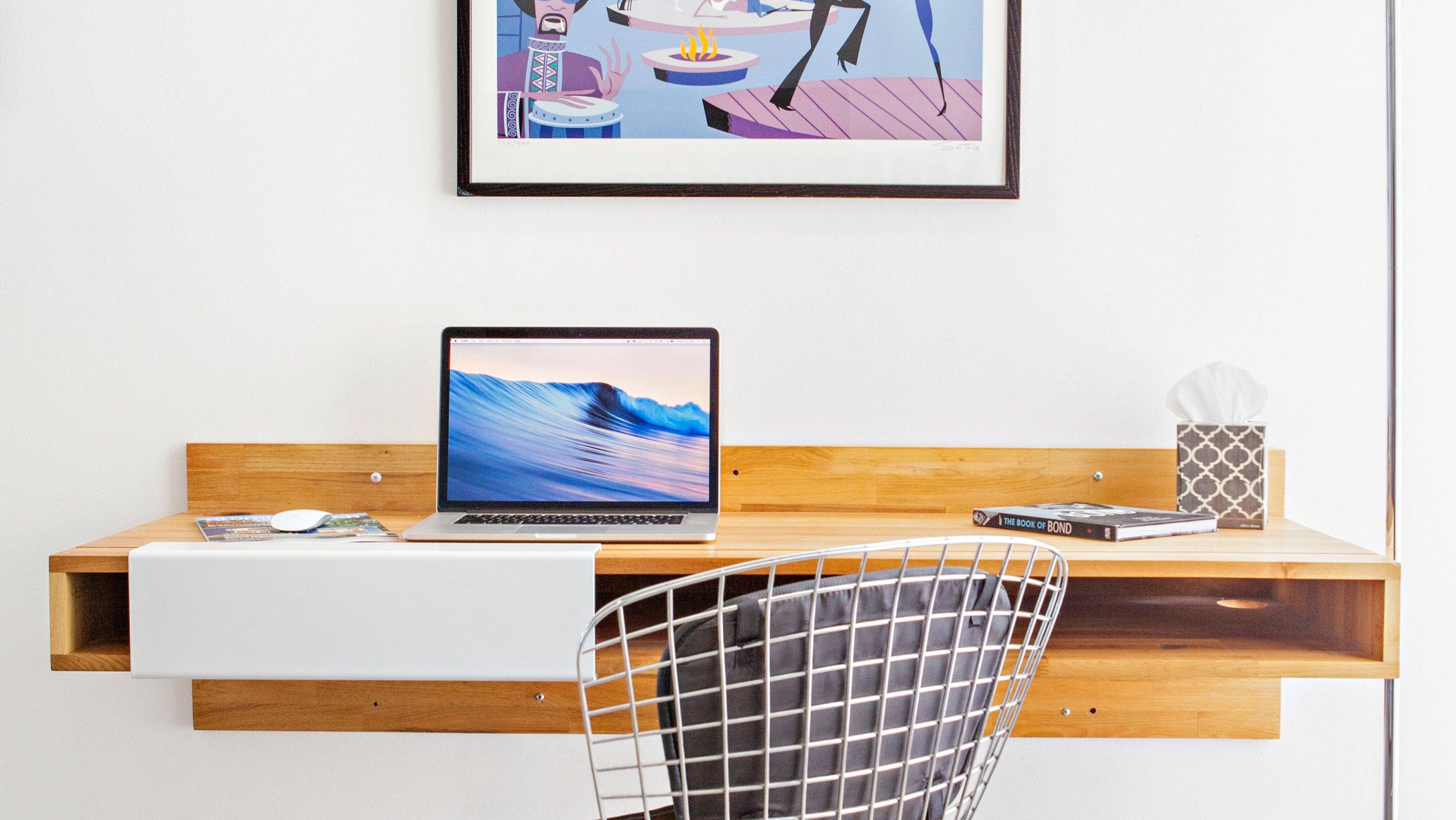 Wall Mounted Desk- English Walnut