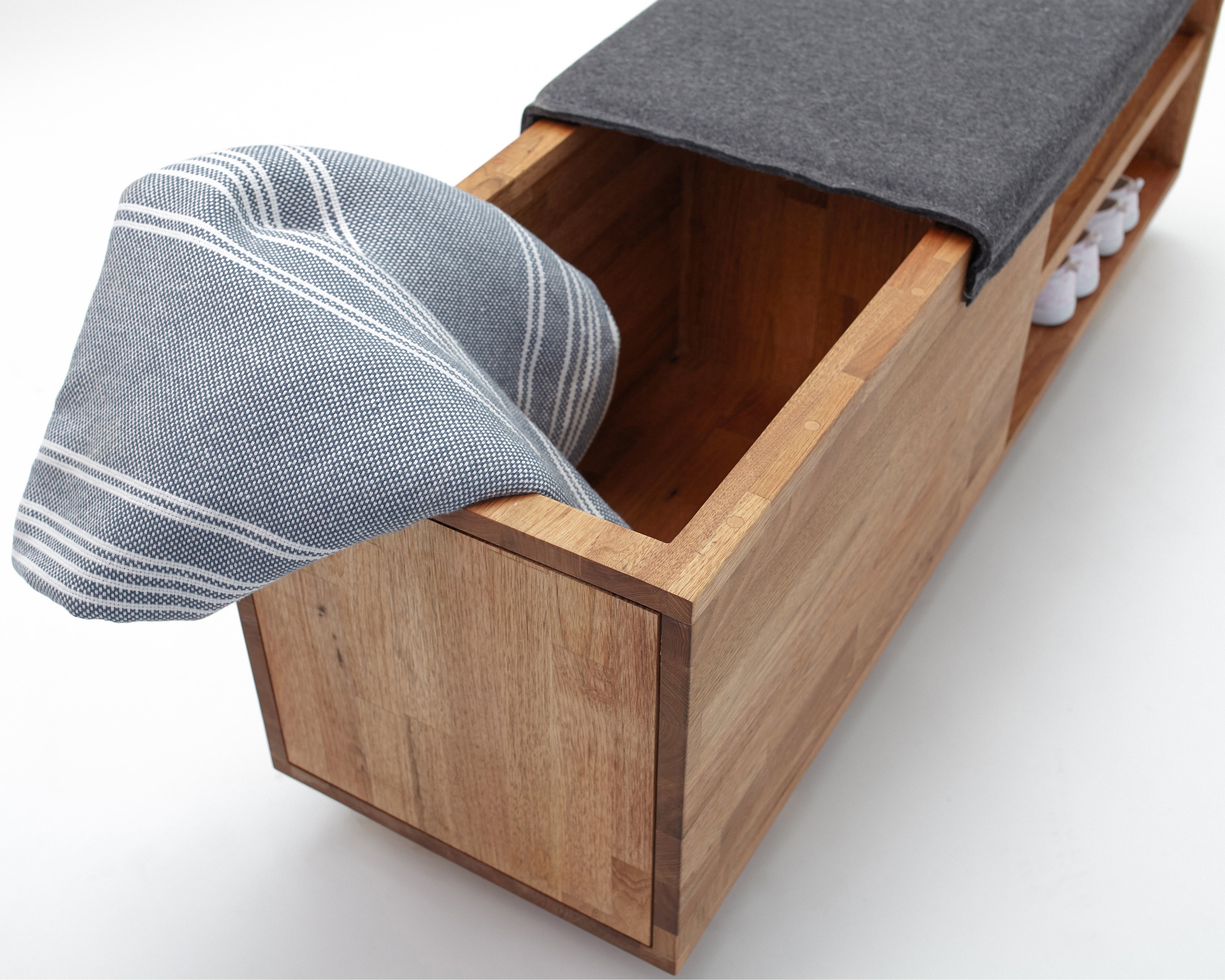 Storage Bench- English Walnut