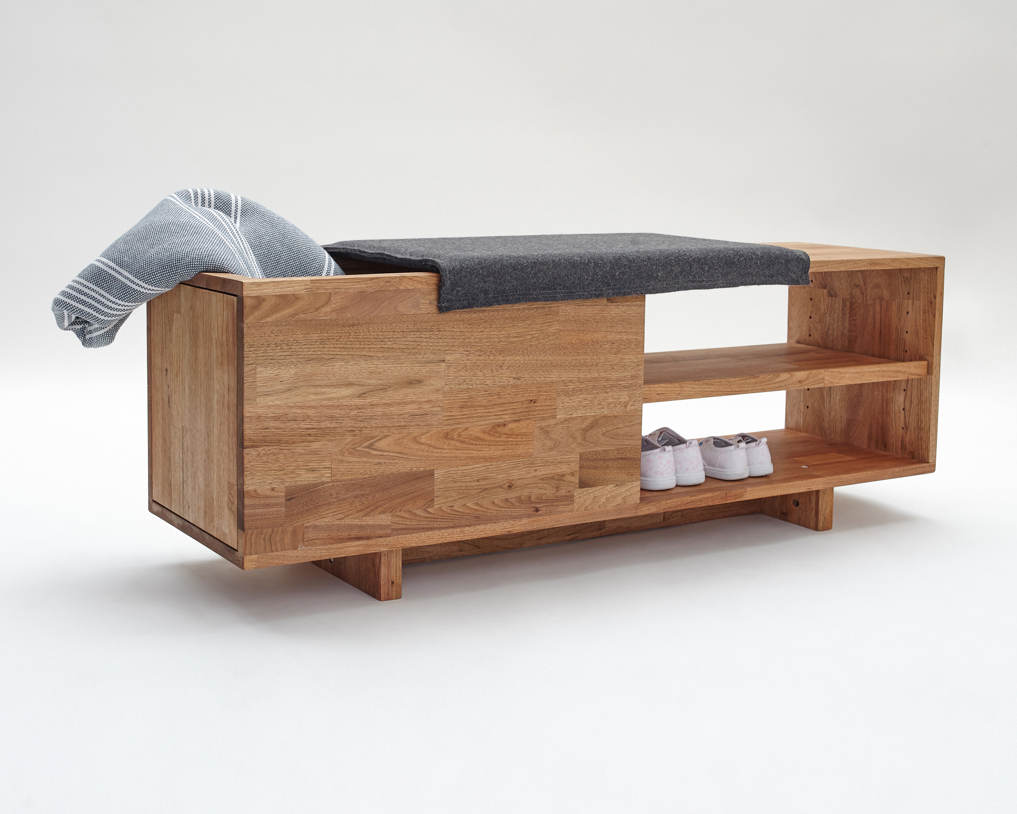 Storage Bench- English Walnut