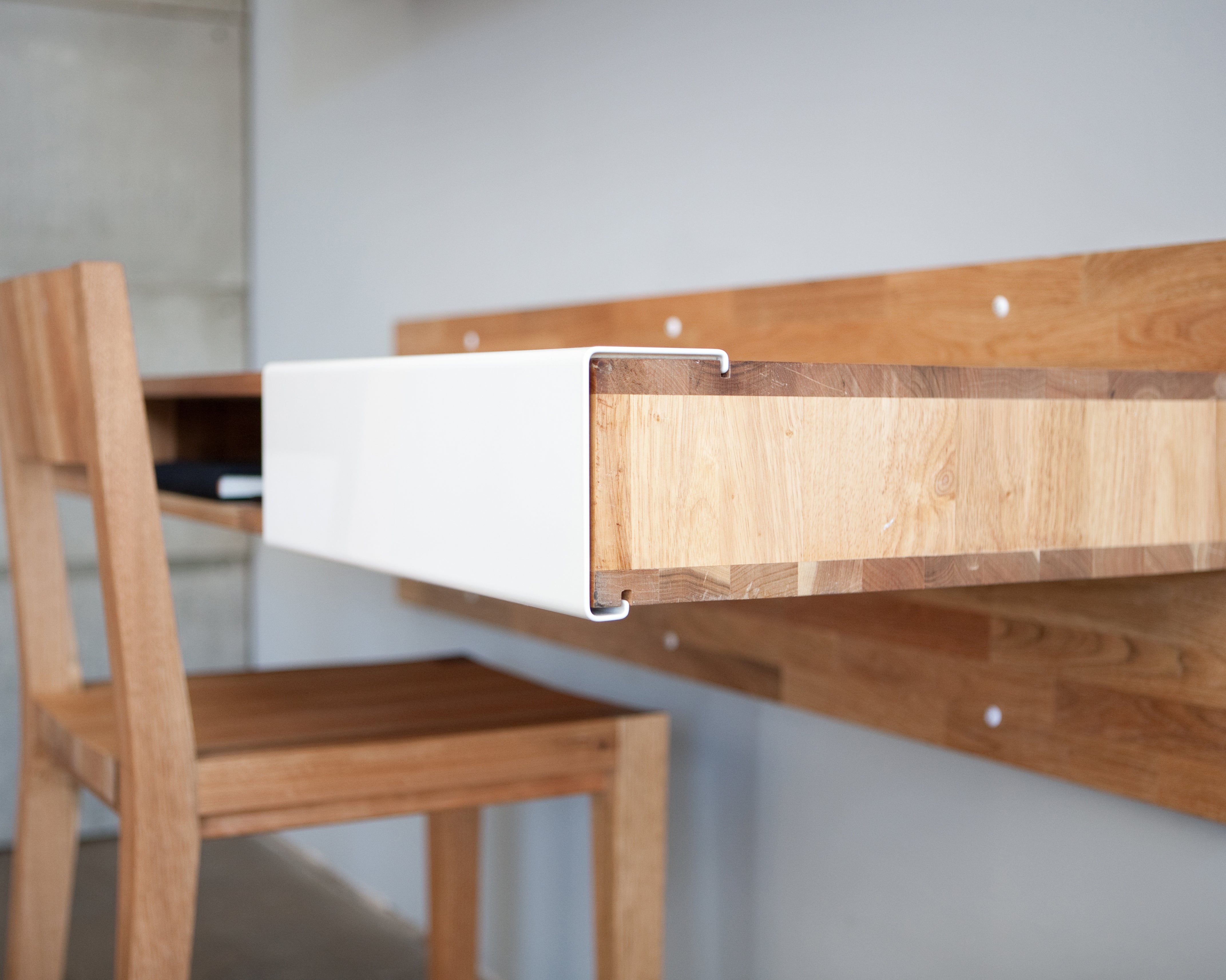 Wall Mounted Desk- English Walnut
