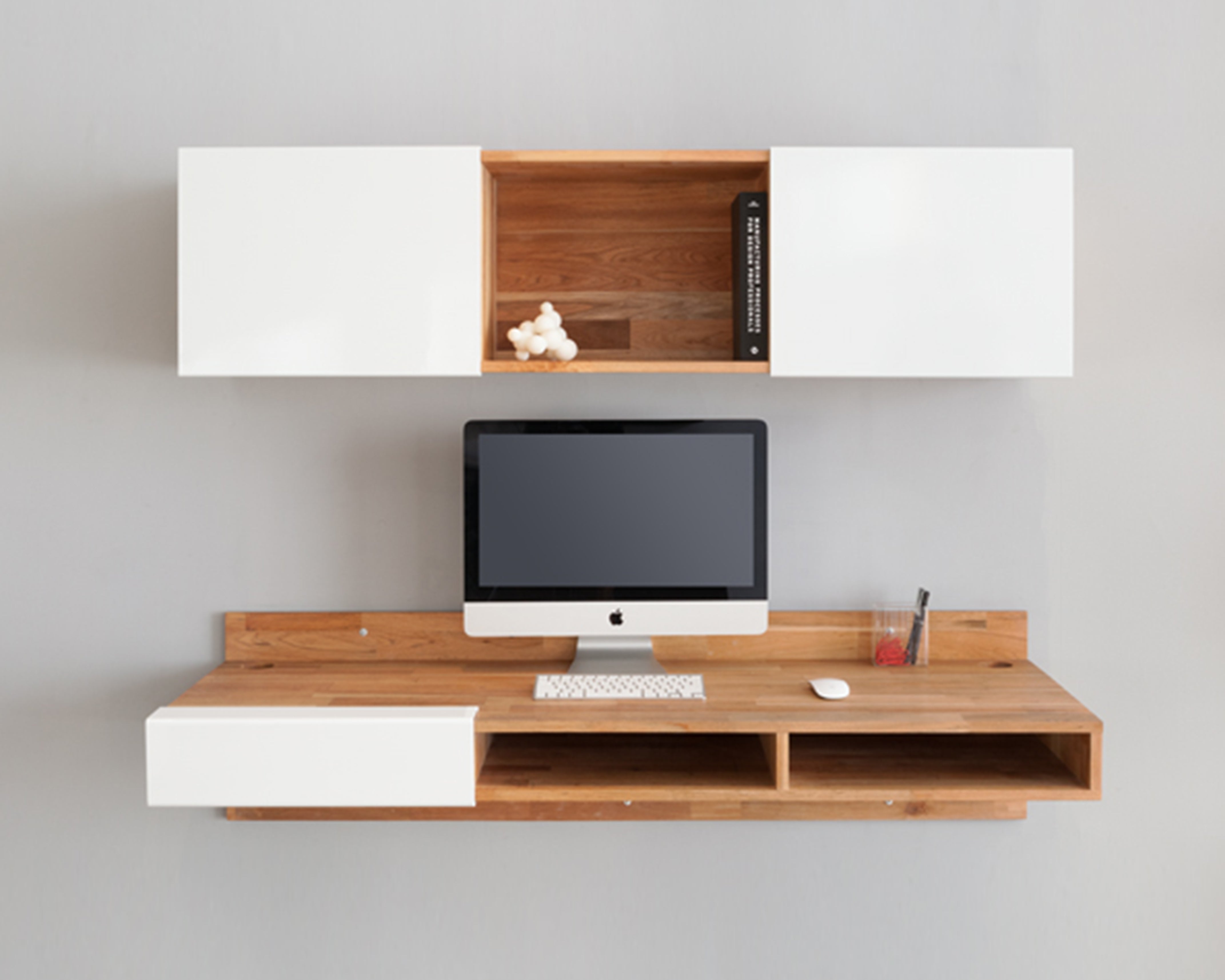 Wall Mounted Desk- English Walnut