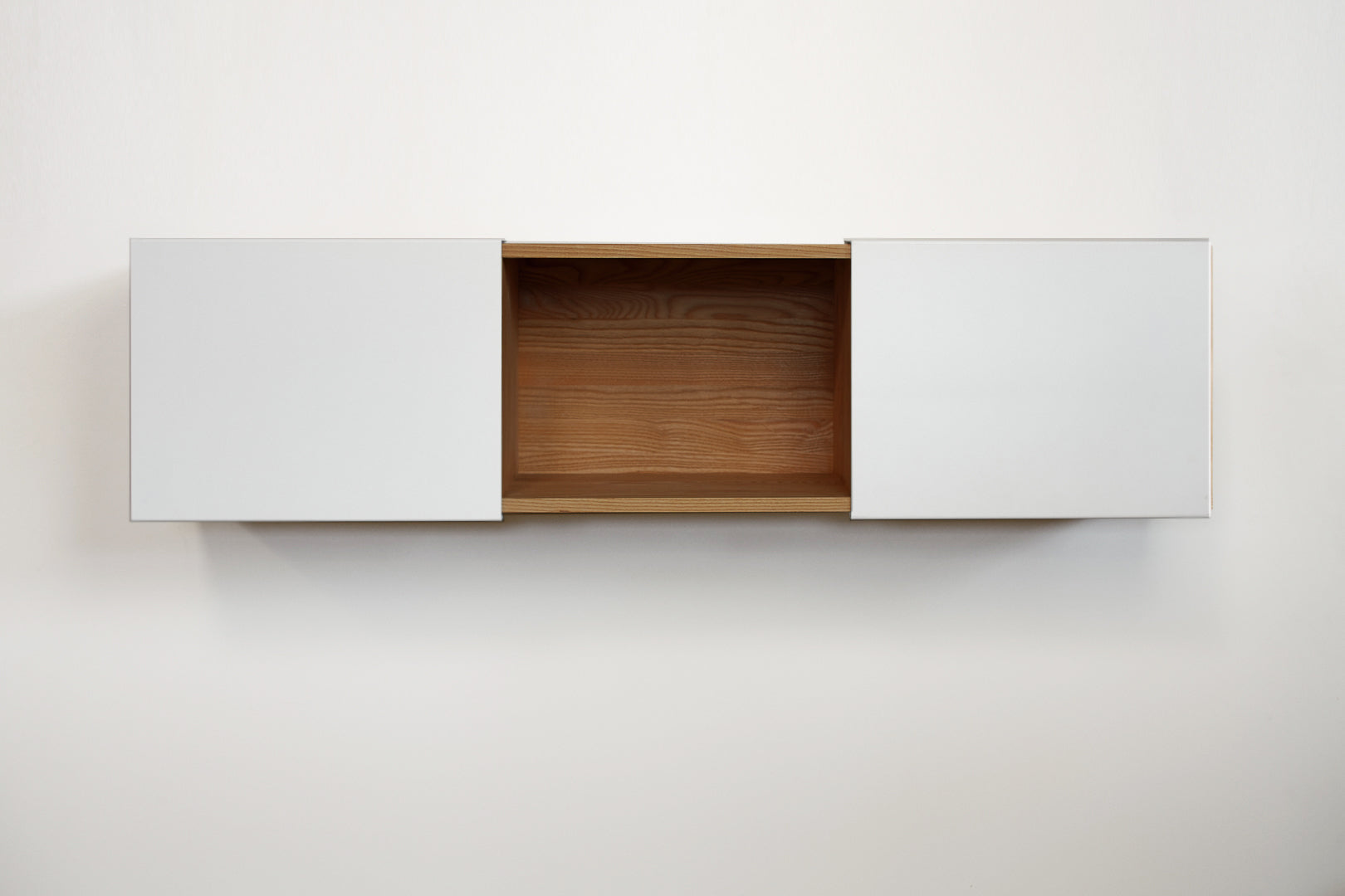 3X Universal Shelf- English Walnut, White Panels