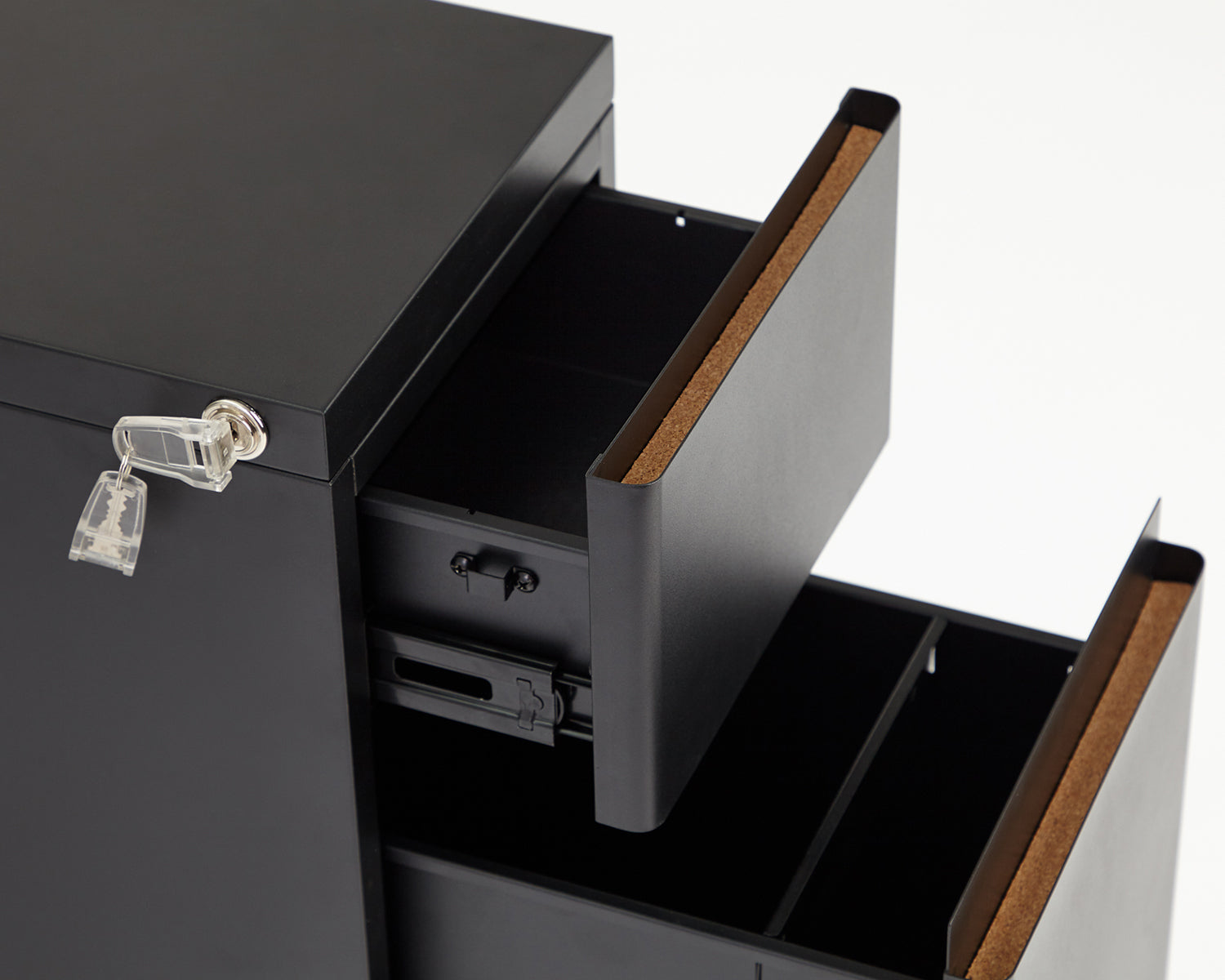 Bend File Cabinet, Black
