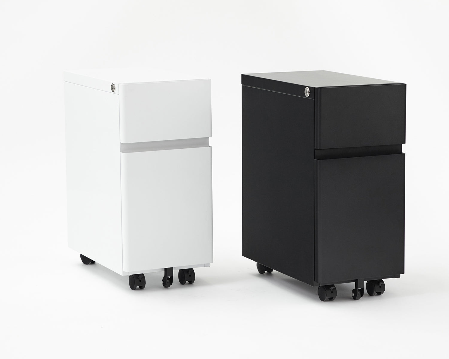 Bend File Cabinet, White