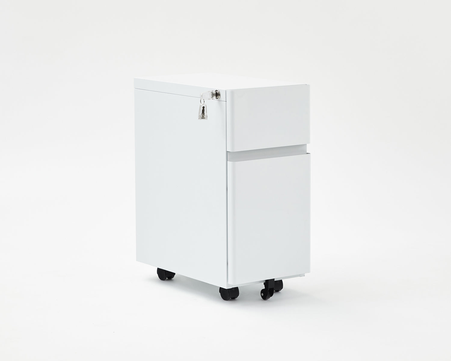 Bend File Cabinet, White